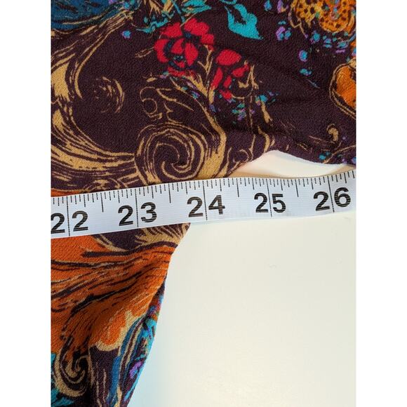 Free People Small Catch Me If You Can Top Cheetah Geometric Print Festival Light - Picture 8 of 9